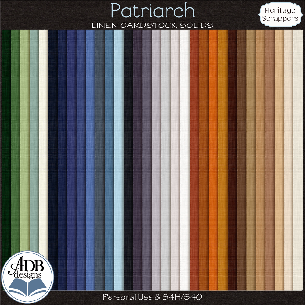 Patriarch Solid Papers by ADB Designs