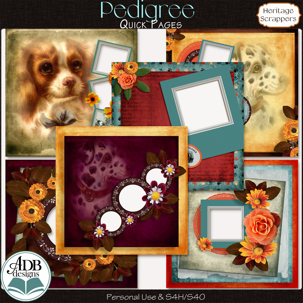 Pedigree Quick Pages by ADB Designs