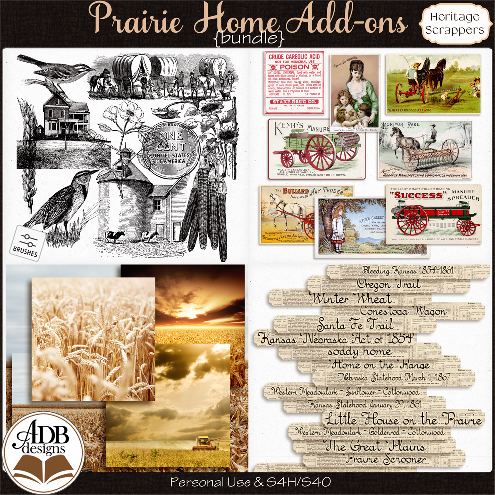 Prairie Home Add-On Bundle by ADB Designs