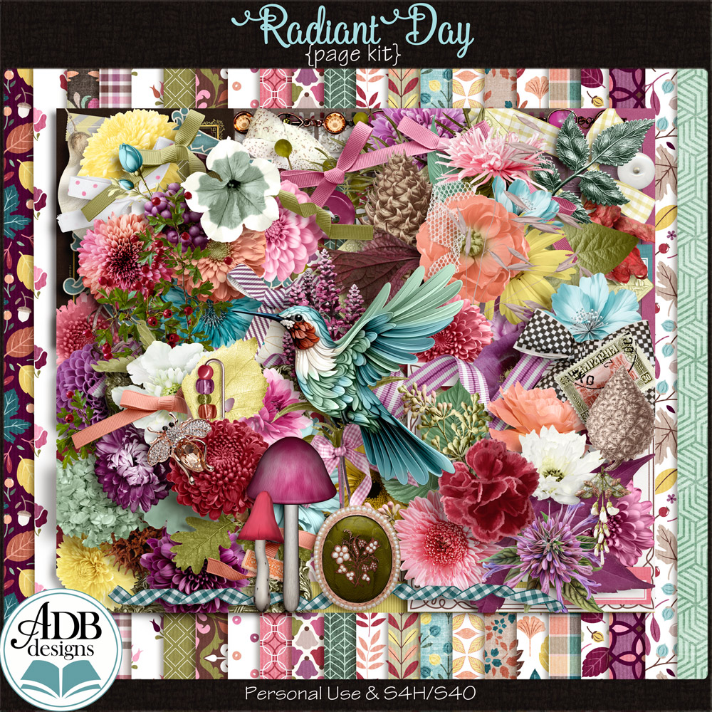 Radiant Day Page Kit by ADB Designs