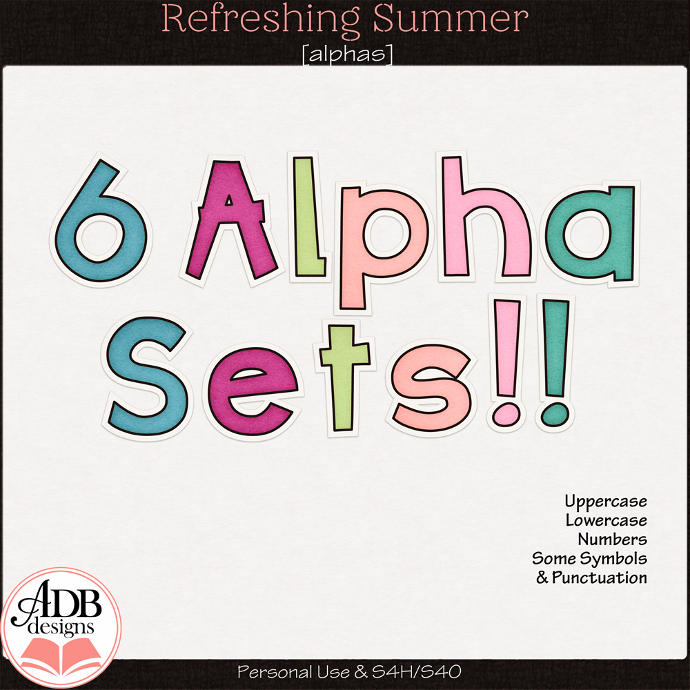 Refreshing Summer Alphas