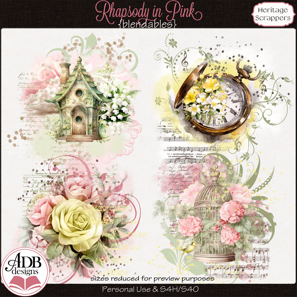 Rhapsody in Pink Blendables by ADB Designs