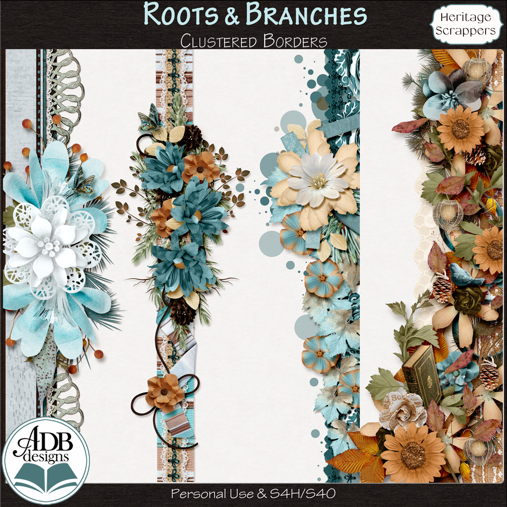 Roots and Branches Borders by ADB Designs