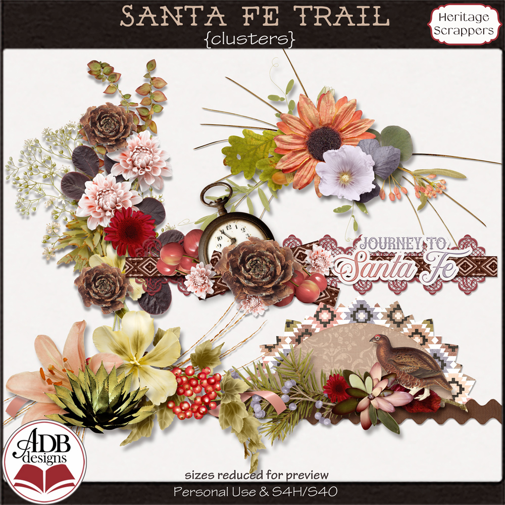 Santa Fe Trail Clusters by ADB Designs