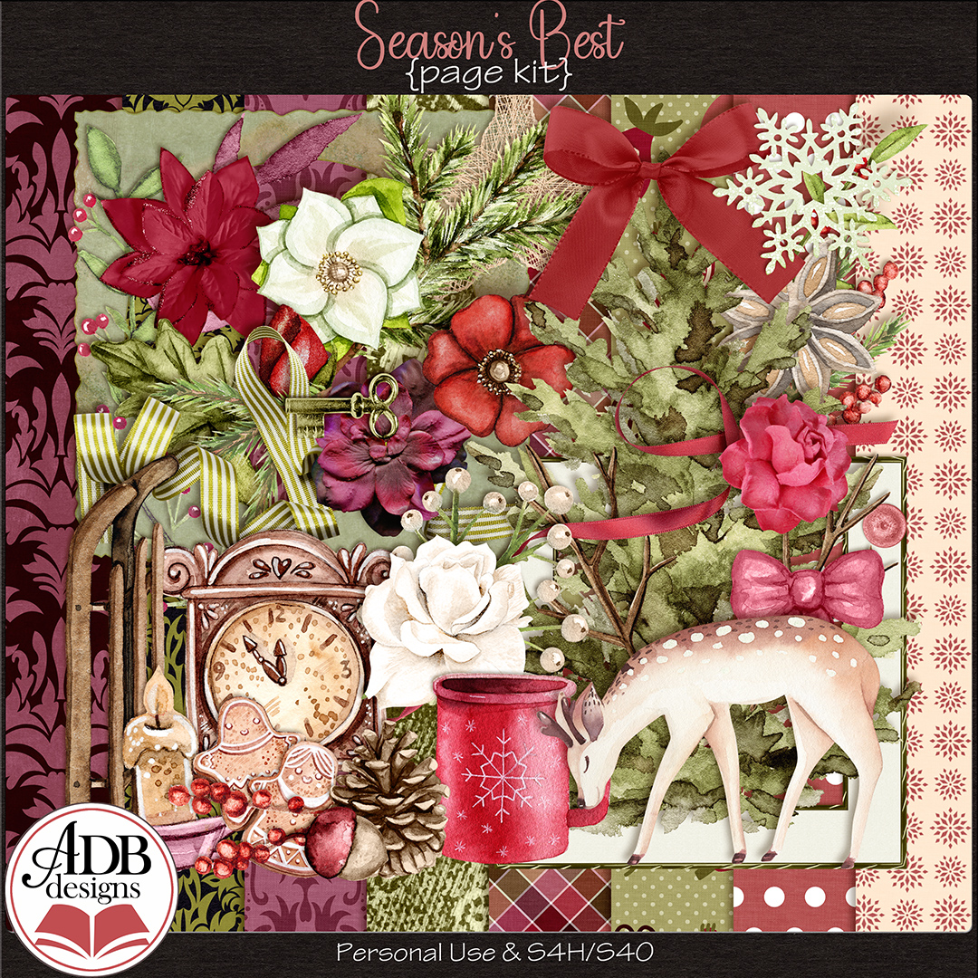 Season's Best Page Kit by ADB Designs