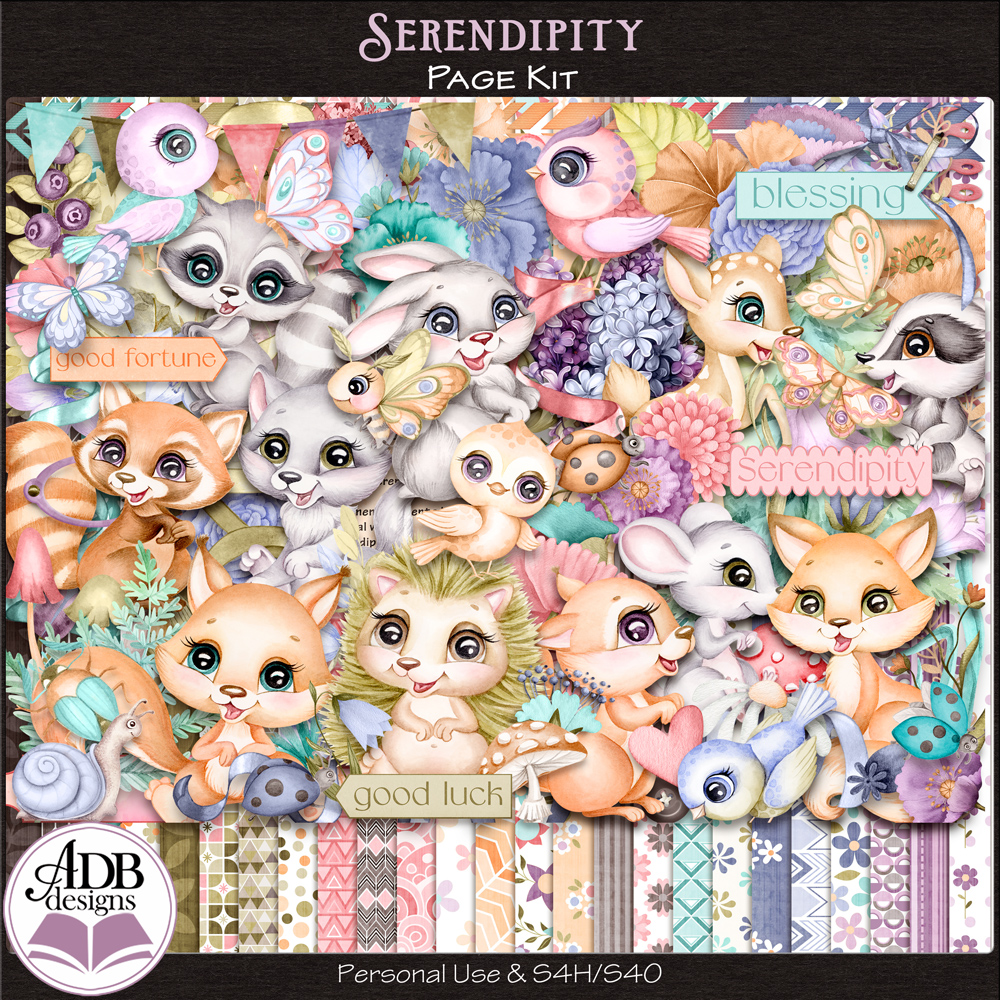 Serendipity Page Kit by ADB Designs