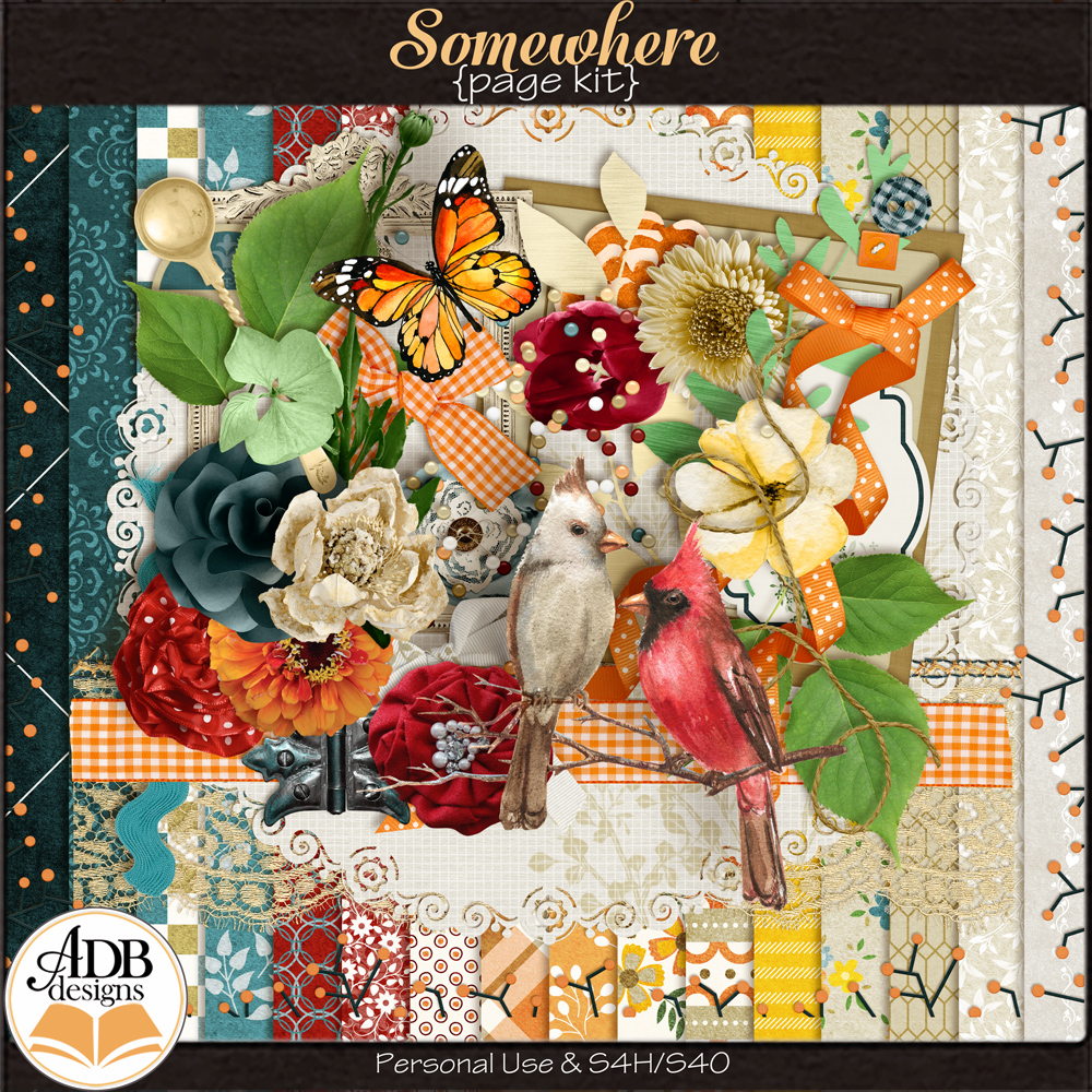 Somewhere Page Kit by ADB Designs