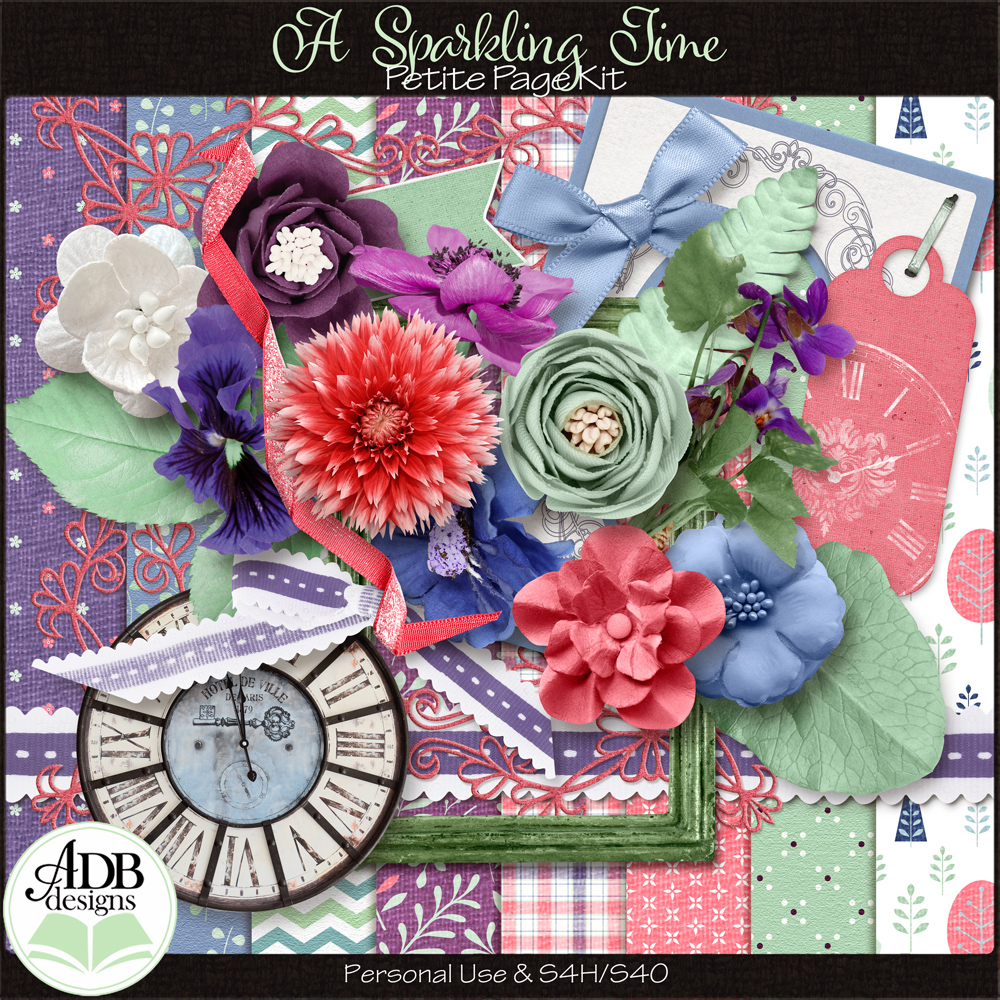 A Sparkling Time Petite Kit by ADB Designs