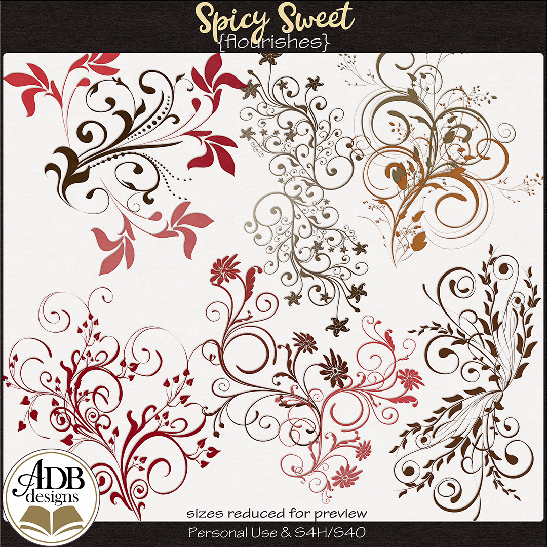 Spicy Sweet Flourishes by ADB Designs