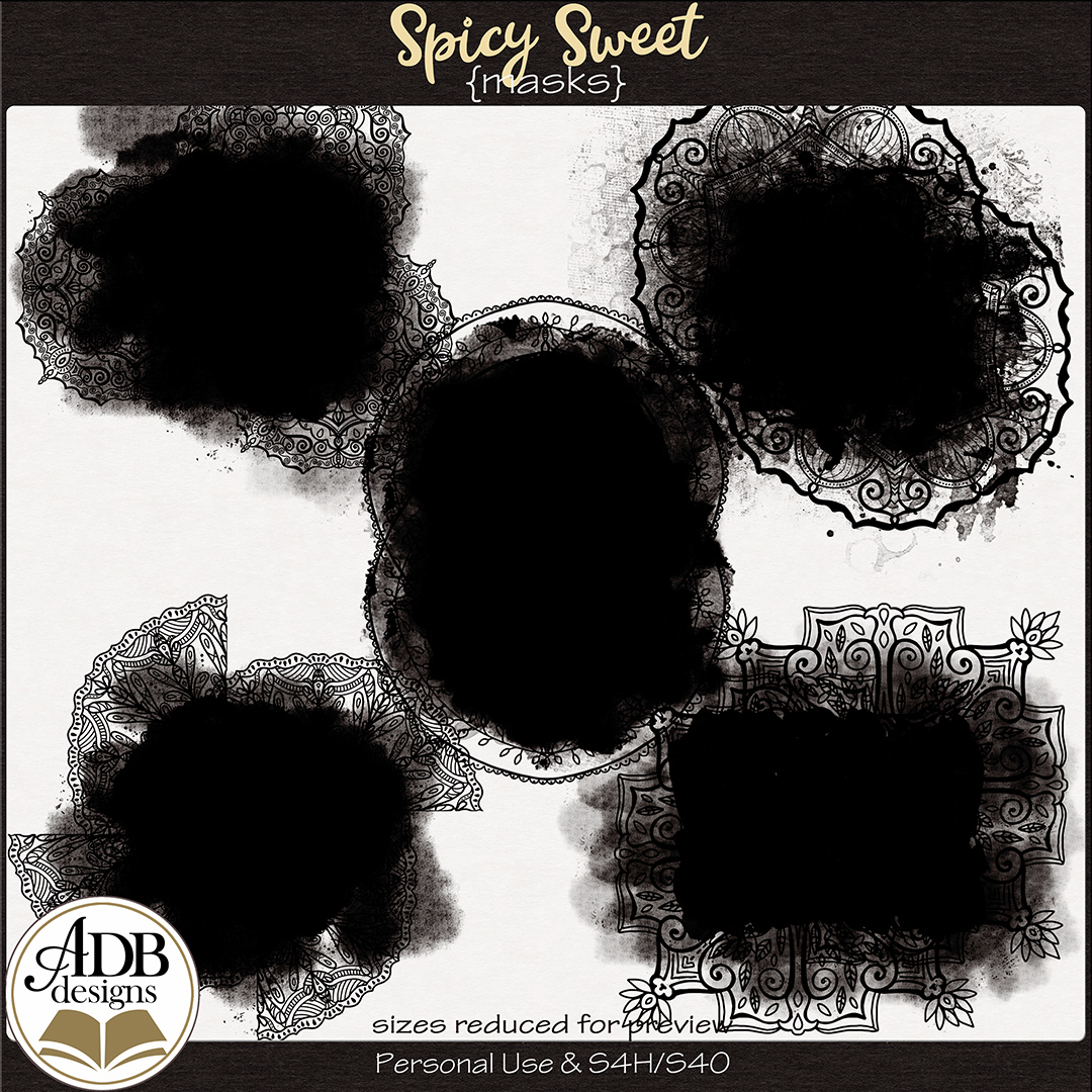 Spicy Sweet Masks by ADB Designs