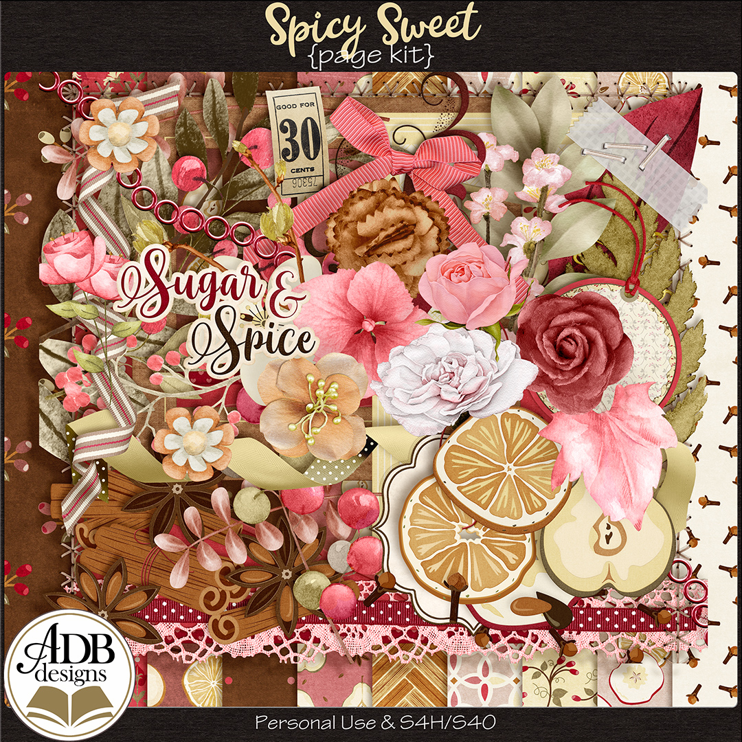 Spicy Sweet Page Kit by ADB Designs