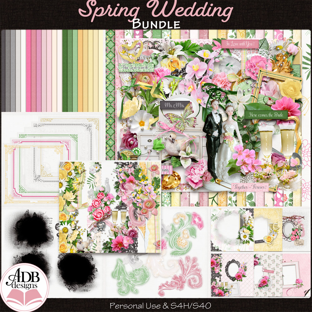 Spring Wedding Bundle by ADB Designs