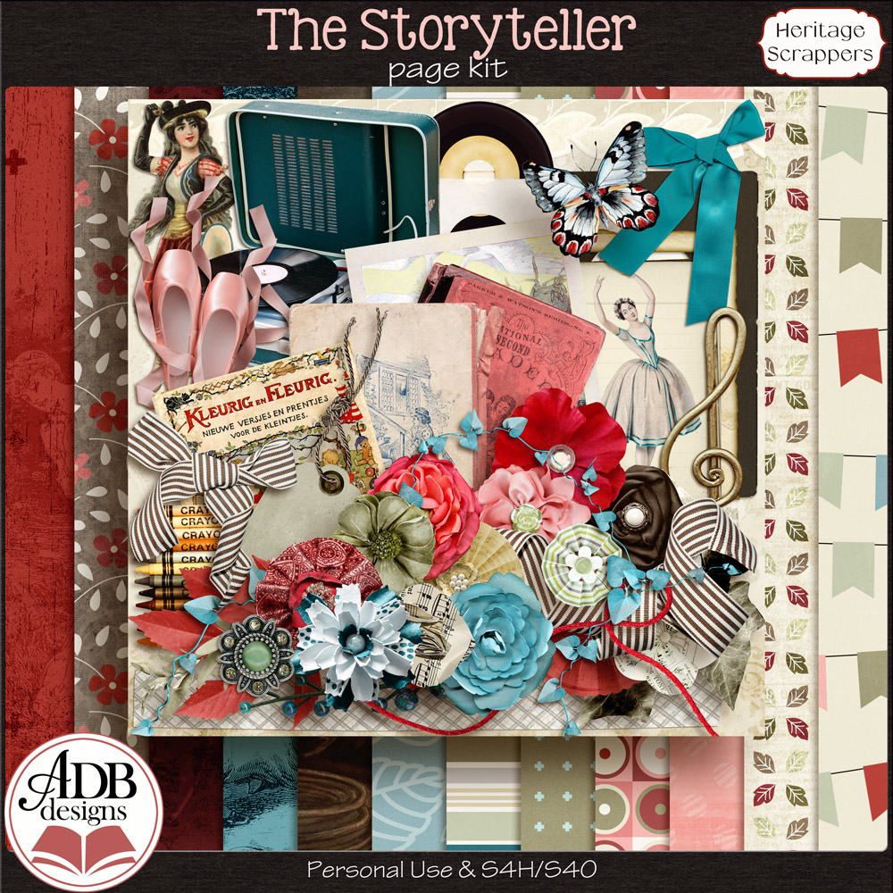 The Storyteller AO Page Kit by ADB Designs