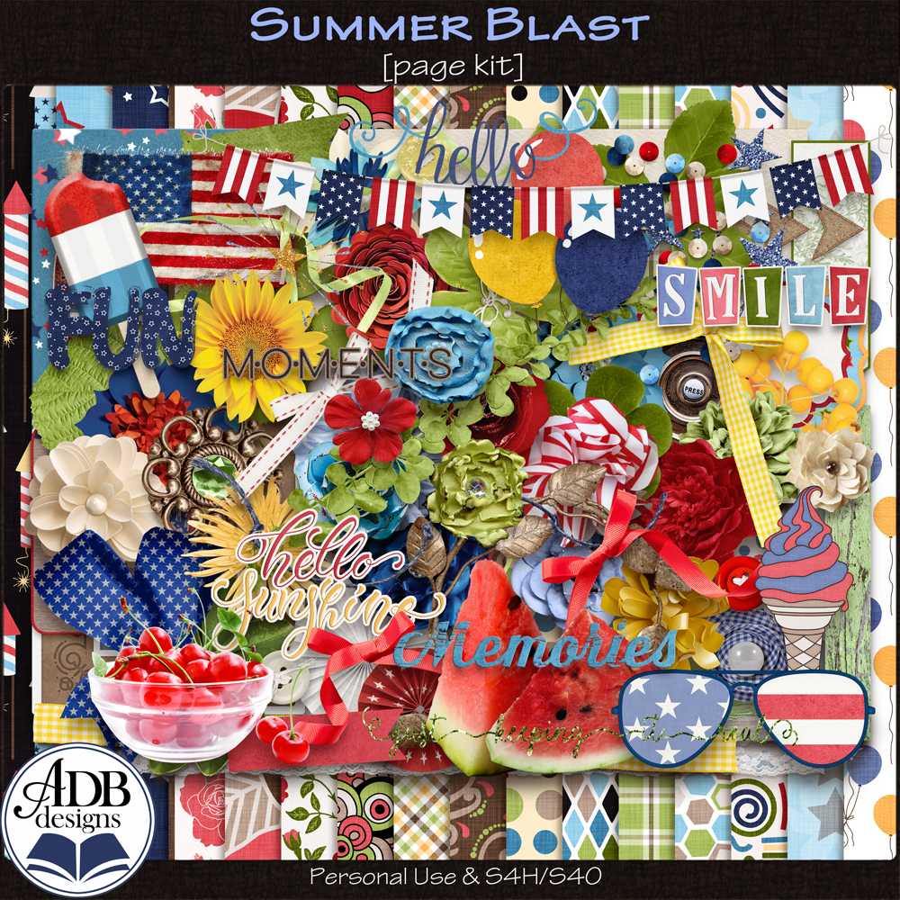 Summer Blast Page Kit