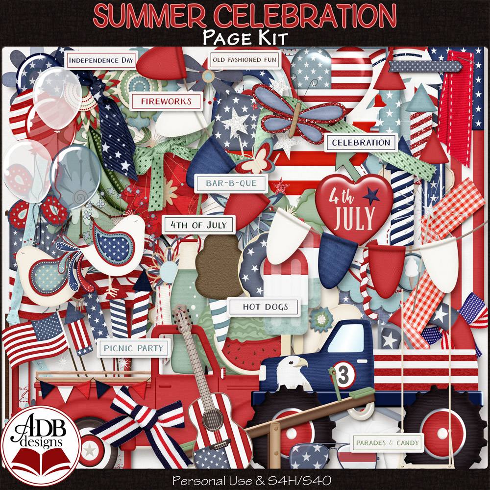 Summer Celebration Page Kit