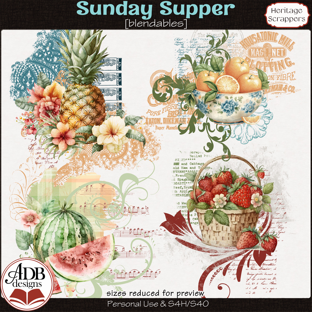 Sunday Supper Blendables by ADB Designs