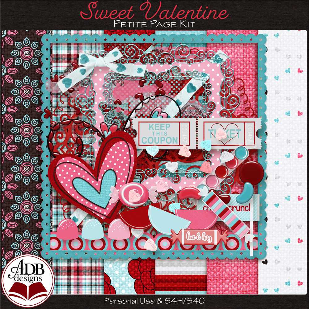 Sweet Valentine Petite Kit by ADB Designs