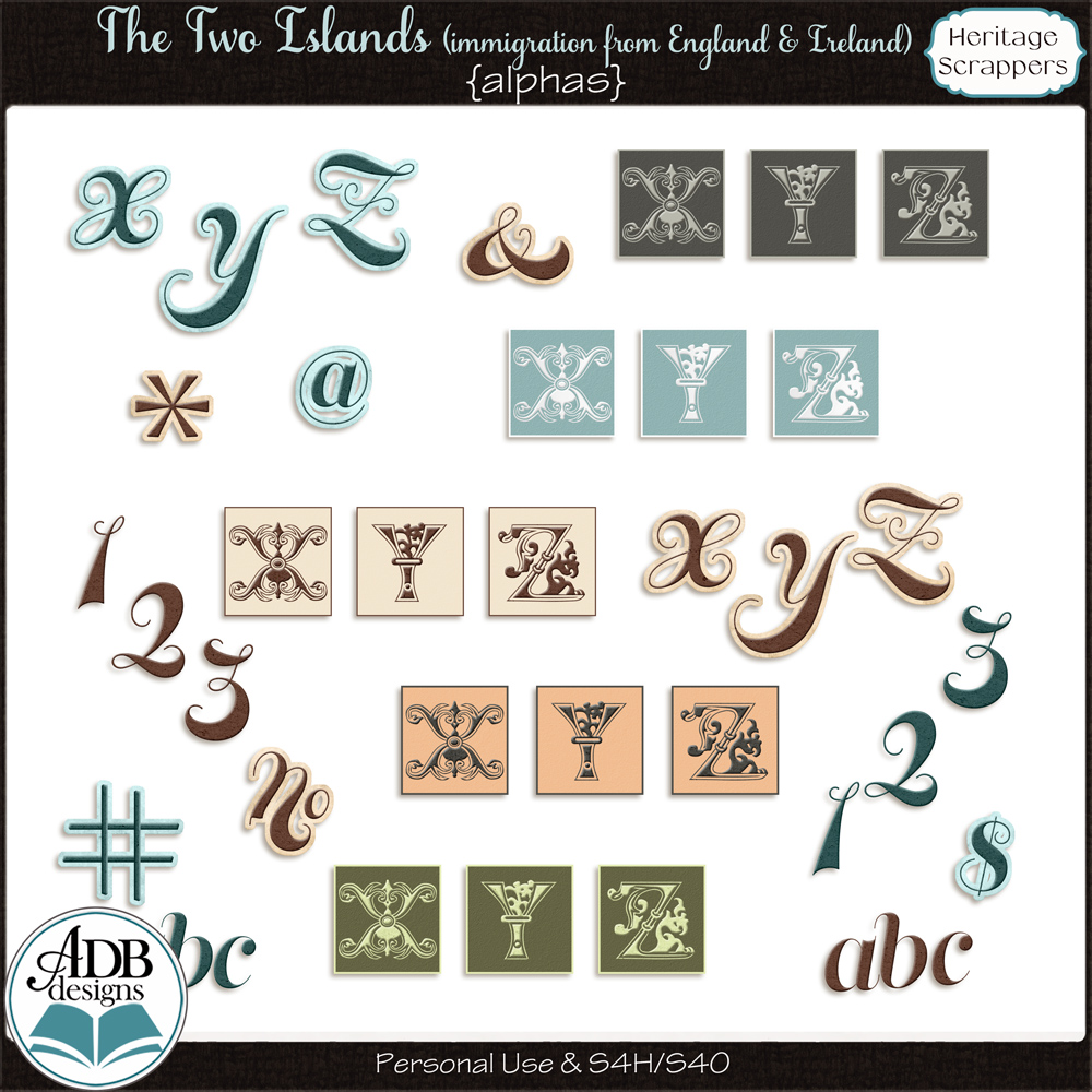 The Two Islands Alphas by ADB Designs