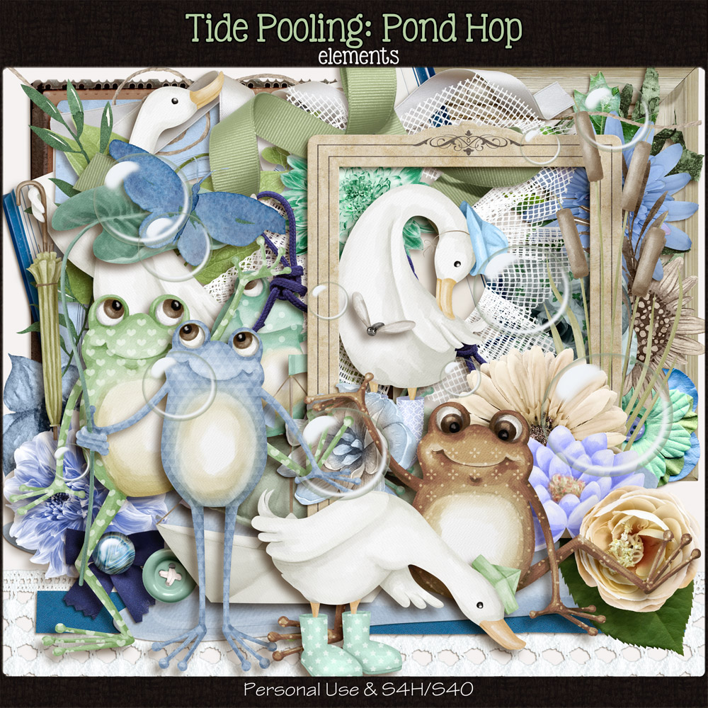 Tide Pooling: Pond Hop Elements by ADB Designs