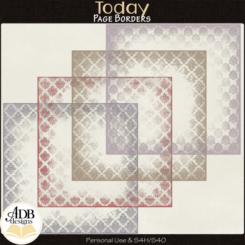 Today Page Borders by ADB Designs