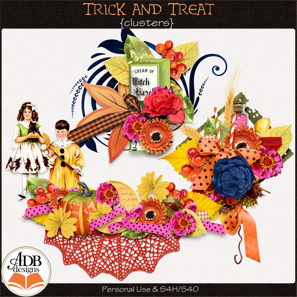 Trick and Treat Clusters by ADB Designs