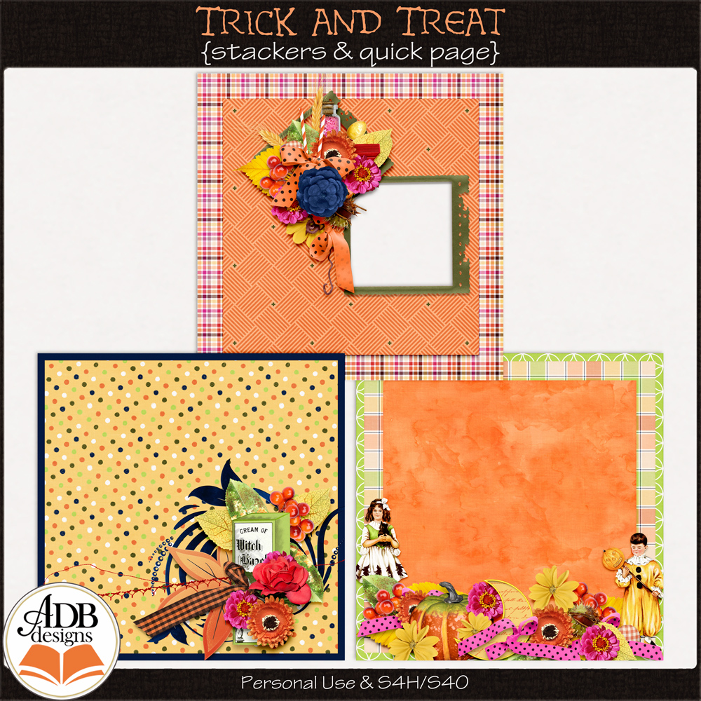 Trick and Treat Stackers and QP by ADB Designs