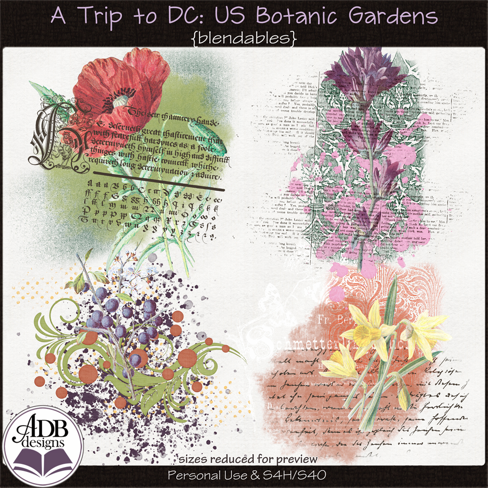 A Trip To DC - U.S. Botanic Garden Blendables by ADB Designs