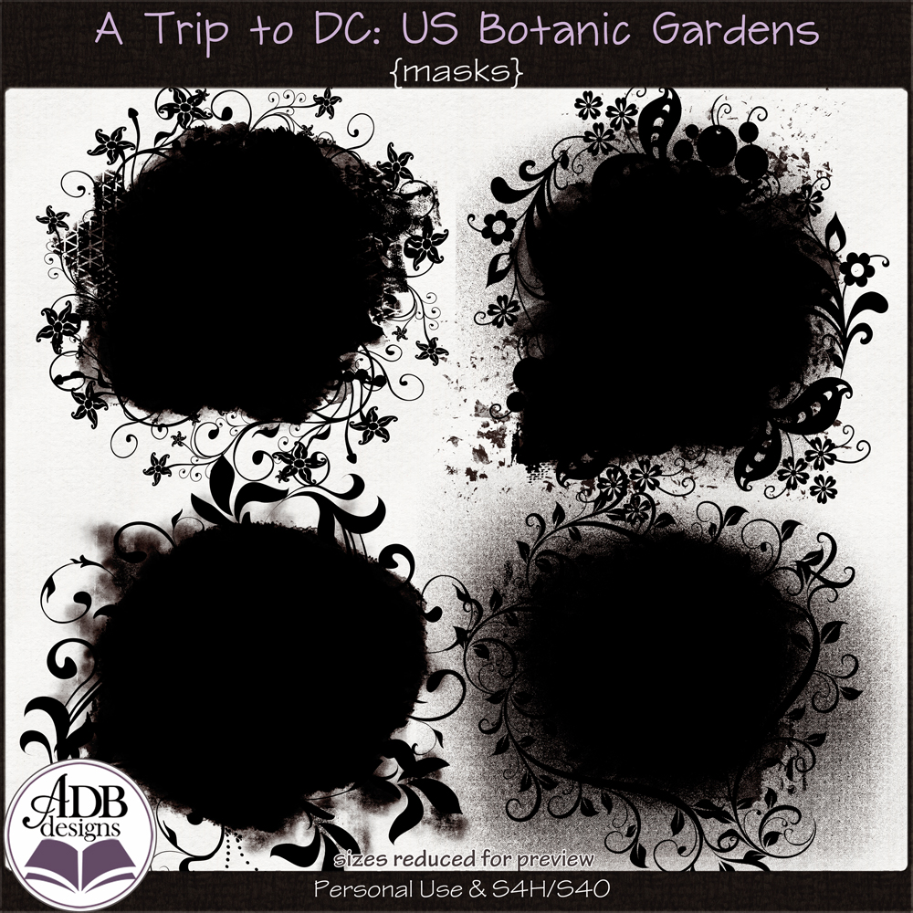 A Trip To DC - U.S. Botanic Garden Masks by ADB Designs