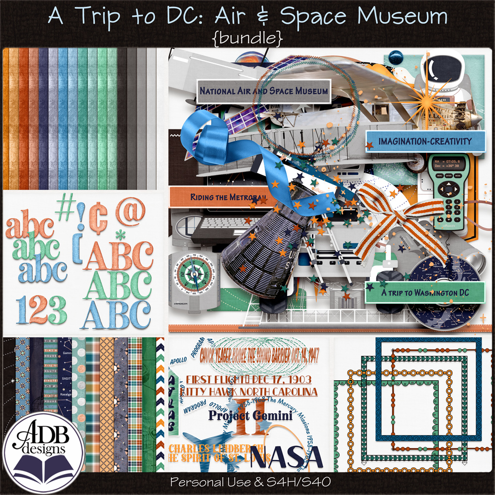 A Trip to DC - Air & Space Museum Bundle by ADB Designs