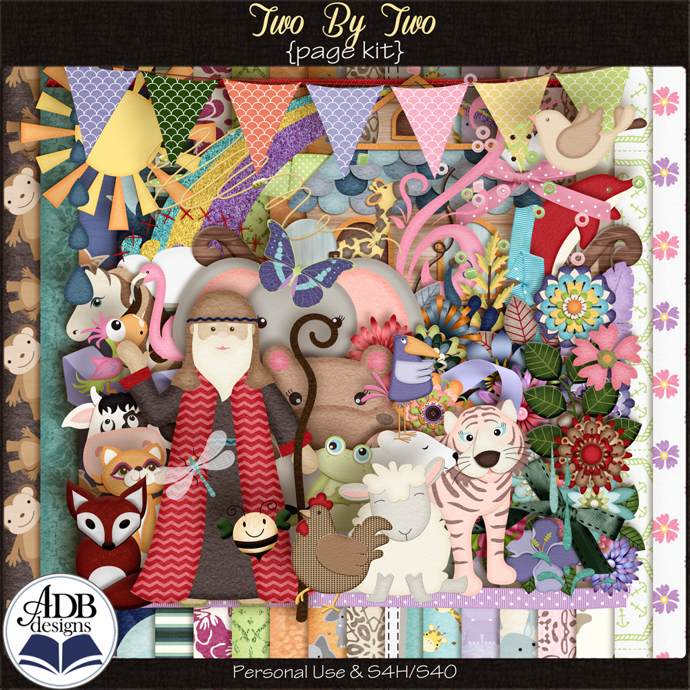 Two By Two Page Kit by ADB Designs