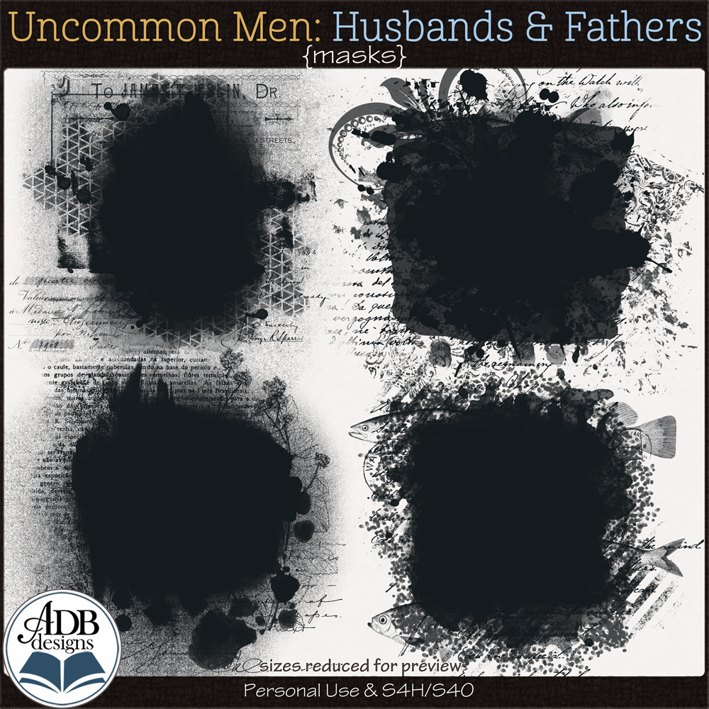 Uncommon Men: Husbands & Fathers Masks by ADB Designs