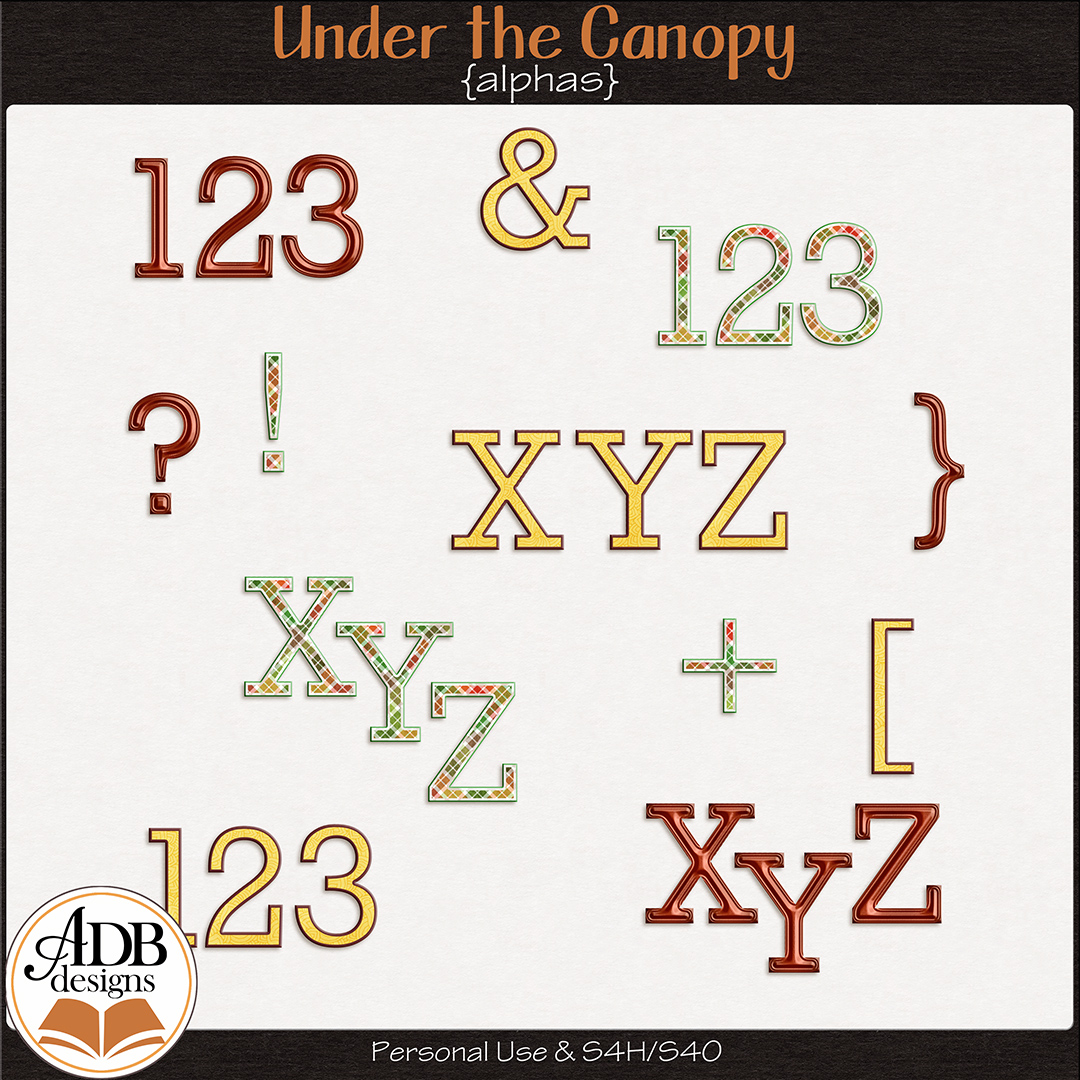 Under The Canopy Alphas by ADB Designs