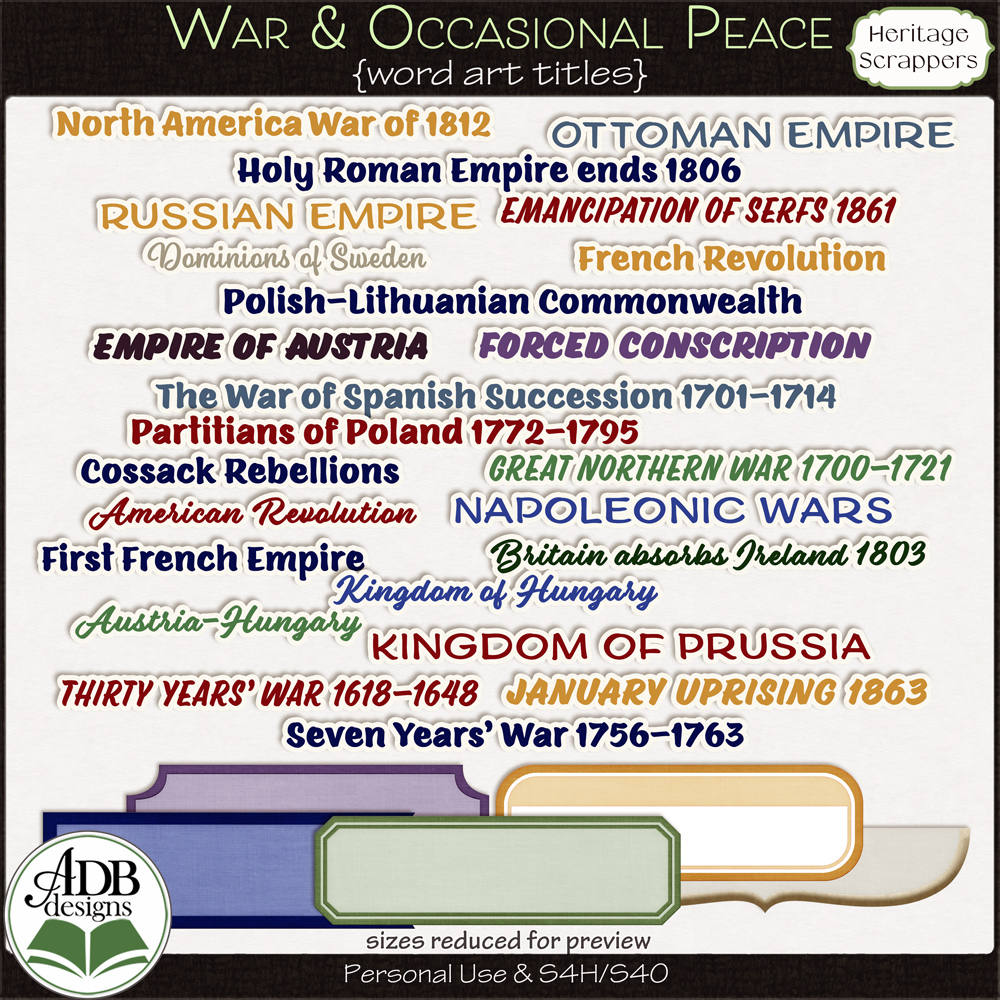 War and Occasional Peace Word Art by ADB Designs