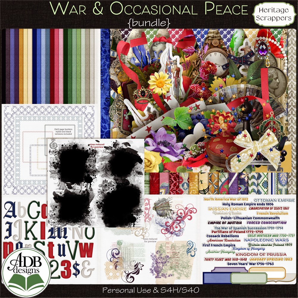 War and Occasional Peace Bundle by ADB Designs