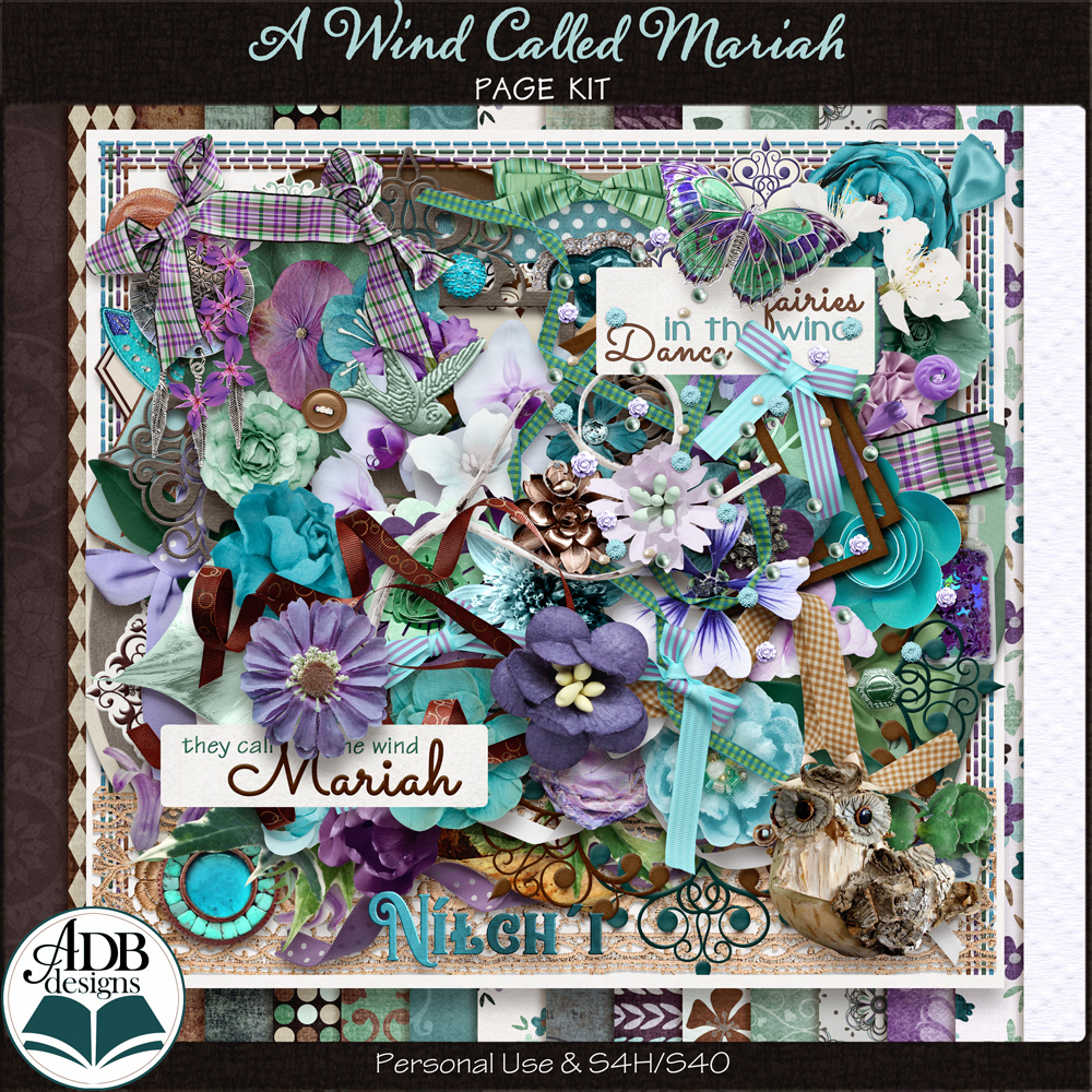 A Wind Called Mariah Page Kit by ADB Designs