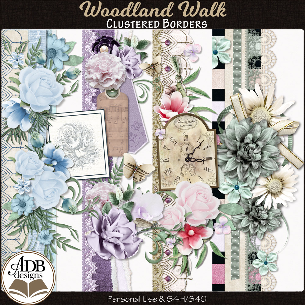 Woodland Walk Cluster Borders by ADB Designs