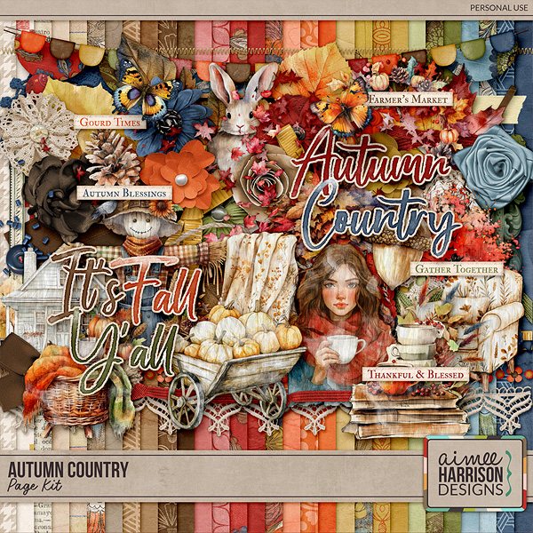 Autumn Country Page Kit by Aimee Harrison