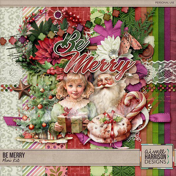 Be Merry Mini Kit by Aimee Harrison