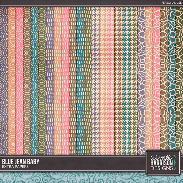 Blue Jean Baby Extra Papers by Aimee Harrison