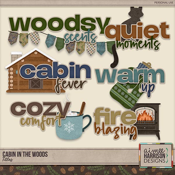 Cabin in the Woods Titles by Aimee Harrison