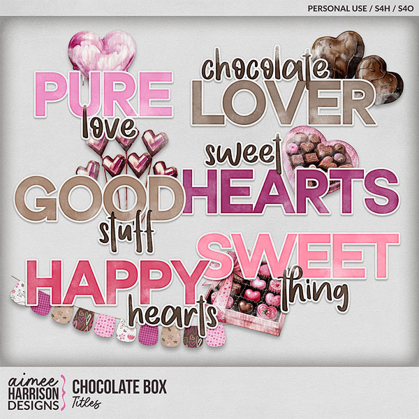 Chocolate Box Titles by Aimee Harrison