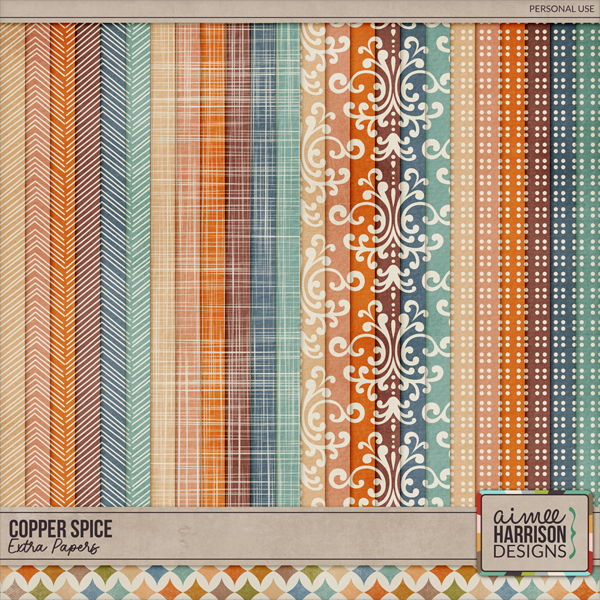 Copper Spice Extra Papers by Aimee Harrison