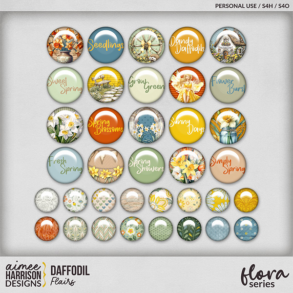 Daffodil Flairs by Aimee Harrison