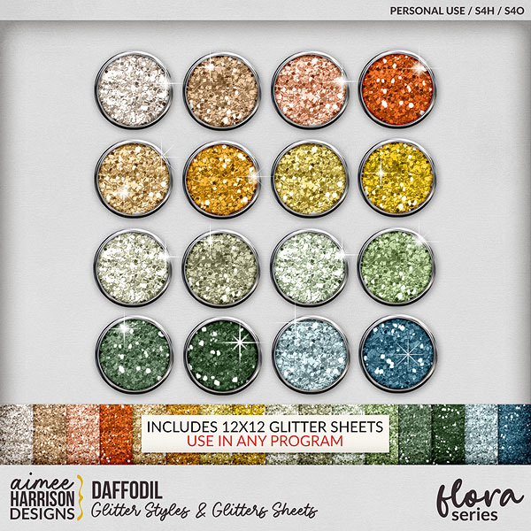 Daffodil Glitters by Aimee Harrison