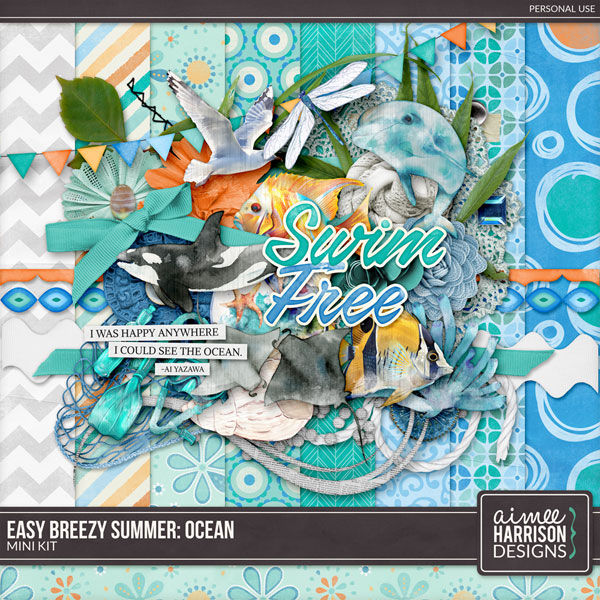 Easy Breezy Summer: Ocean Mini Kit by Aimee Harrison