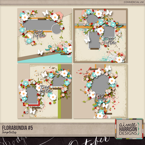 Florabundia #5 Templates by Aimee Harrison