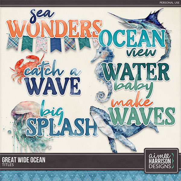 Great Wide Ocean Titles by Aimee Harrison