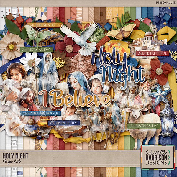 Holy Night Page Kit by Aimee Harrison