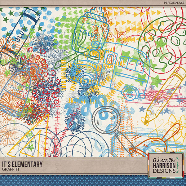 It's Elementary Stamps by Aimee Harrison