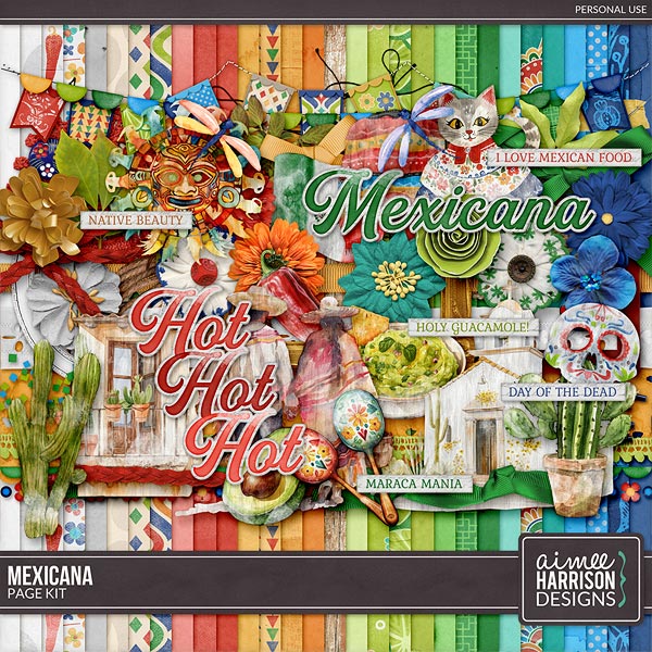 Mexicana Page Kit by Aimee Harrison